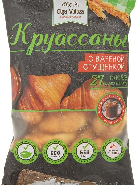 Круассаны Olga Voloza с вареной сгущенкой 325г