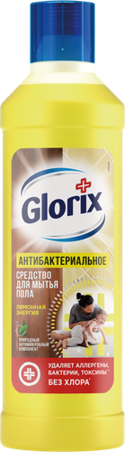 

Средство Глорикс для мытья пола Лимонная энергия 1 л