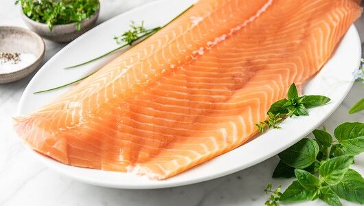 Семга филе охлаждённая спб, вес