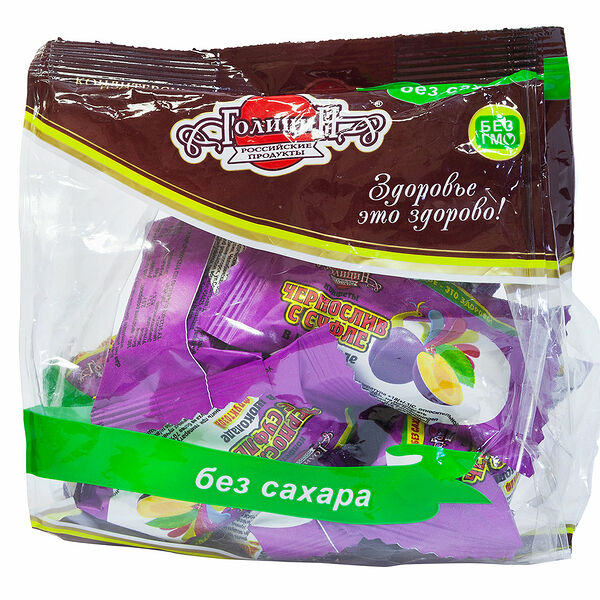 Конфеты Чернослив в шоколаде на фруктозе  ТМ Голицын