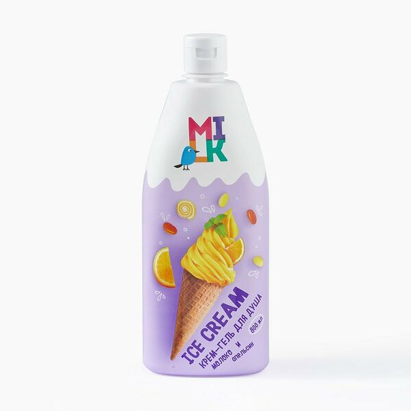 Гель-крем для душа Milk Молоко-апельсин