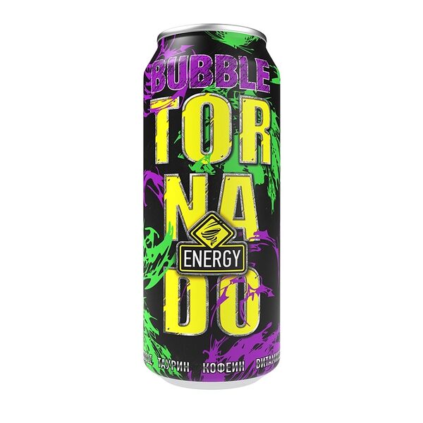 Напиток энергетический Tornado Energy Bubble, 450 мл