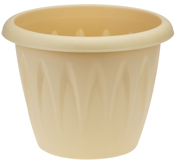 Кашпо Каждый день бежевое 12 см