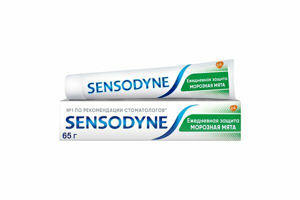Зубная паста Sensodyne Морозная мята ежедневная защита для чувствительных зубов