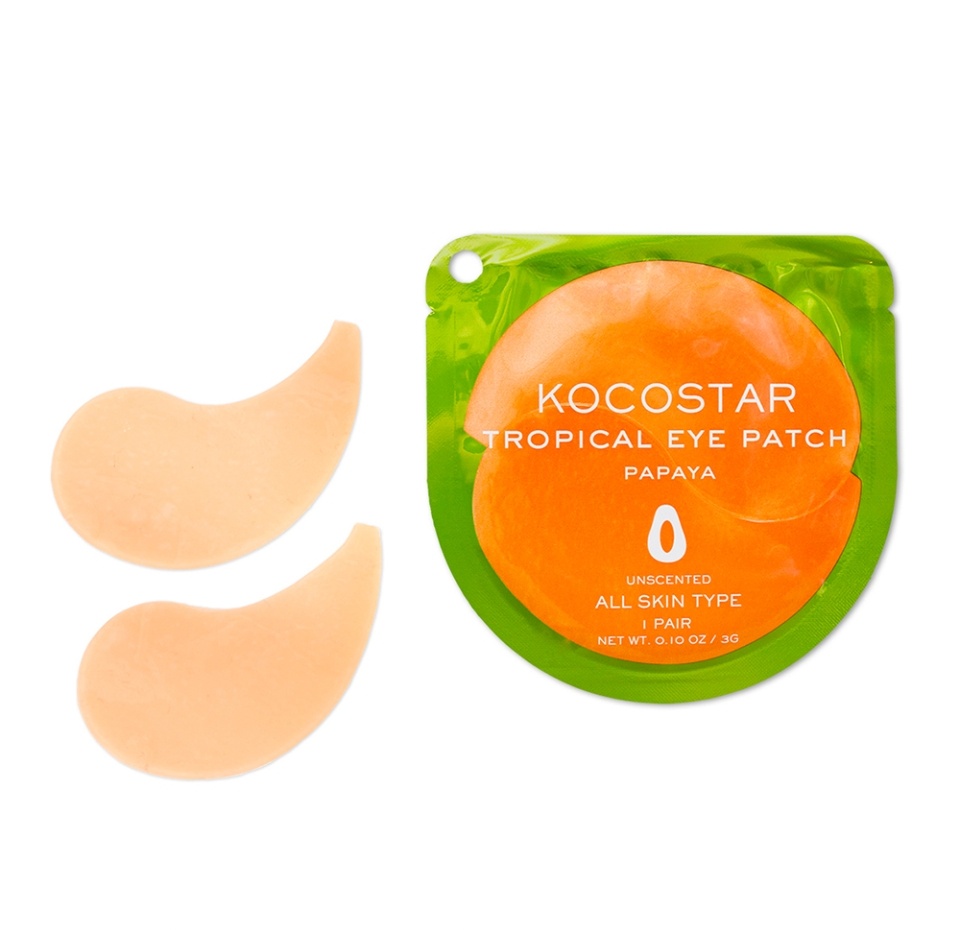 

Патчи для глаз Kocostar Гидрогелевые тропические фрукты Папайя Tropical Eye Patch, Республика Корея 1 пара