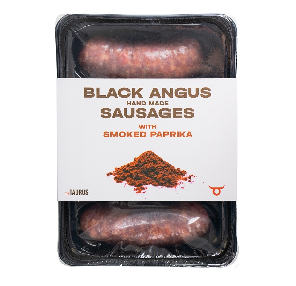 

Колбаски из мраморной говядины с копченой паприкой охлажденные Taurus 700 г