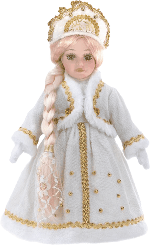 

Фигура новогодняя Magic time Снегурочка, на подставке, 31x15x11 см, в ассортименте, 1 шт