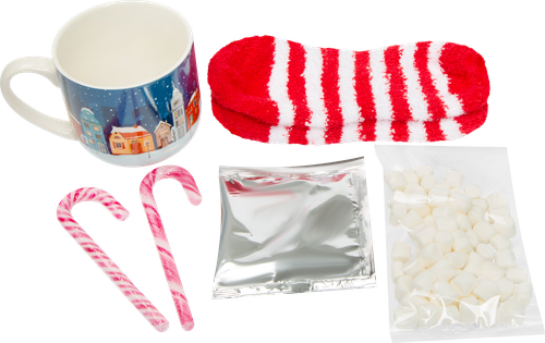 

Набор подарочный Какао-напиток с маршмеллоу и носками, 850г