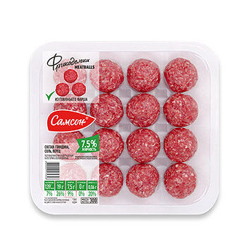 Фрикадельки Самсон из говяжьего фарша охлажденные