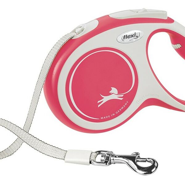 Flexi рулетка New Line Comfort S до 15 кг (5 м лента) Красный