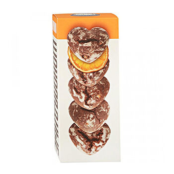 Пряники Полет Шоколадные с кусочками апельсина 250г