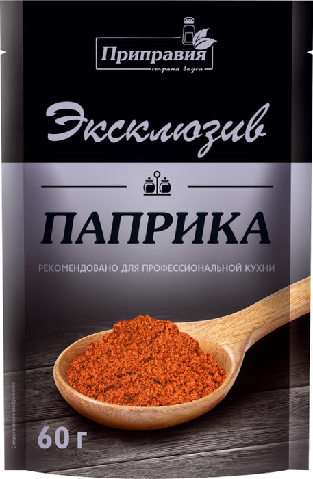 

Приправа Приправия эксклюзив паприка молотая 60 г