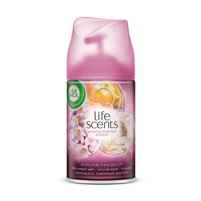 

Сменный баллон для освежителя воздуха Air Wick Freshmatic Life Scents Королевский Десерт 250 мл