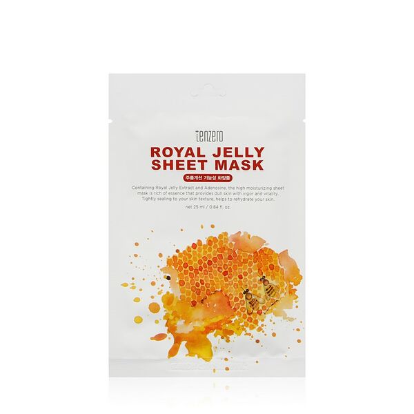 Маска для лица Tenzero Royal Jelly Sheet mask с экстрактом маточного молочка