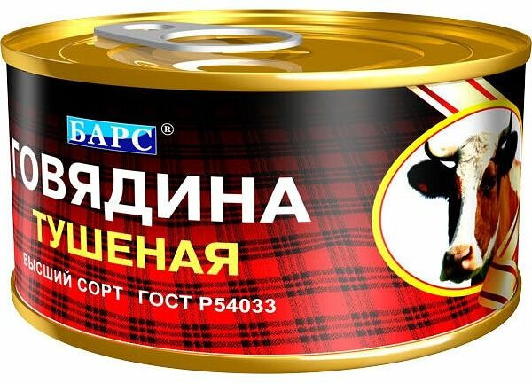 Говядина тушёная Барс Cпецзаказ 325 г