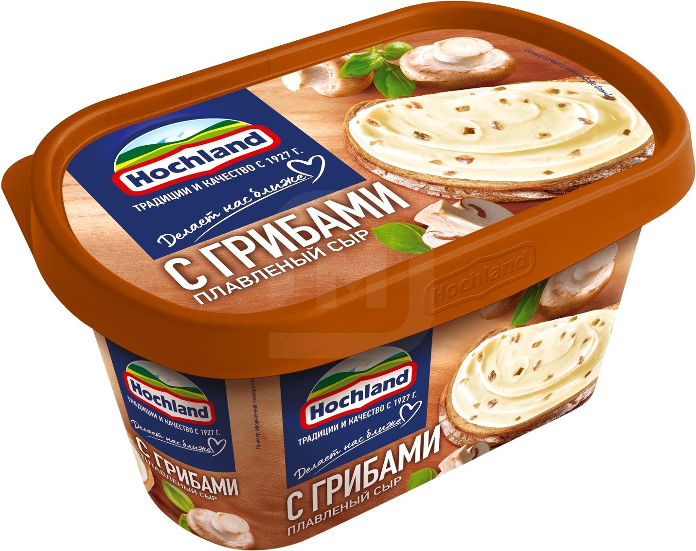 

Сыр плавленый Hochland с грибами 55%