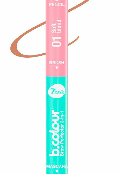 Карандаш 7Days B. Colour для бровей 3в1 01 1