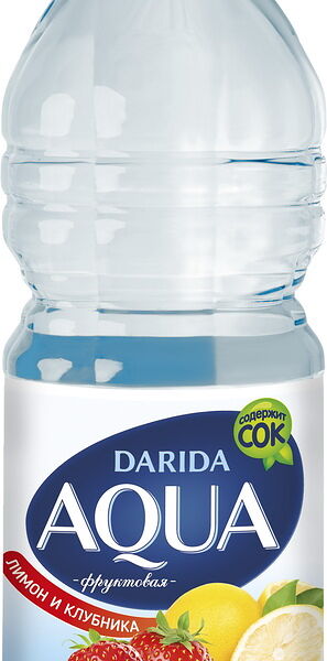 Напиток АКВА ФРУКТОВАЯ с ароматом клубники и лимона негаз пэт 0.75л.