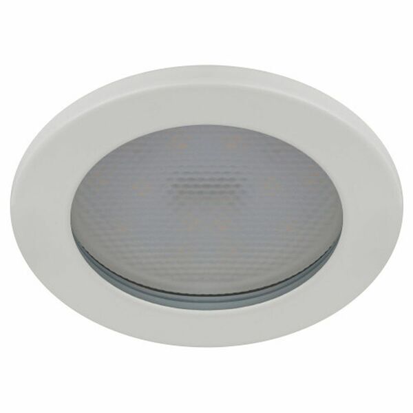 Светильник встраиваемый влагозащищенный ЭРА KL95, GX53, IP44, белый