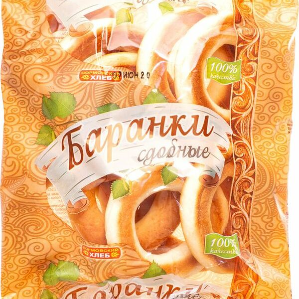 Баранки Сормовский хлеб Сдобные Хлеб 300 г