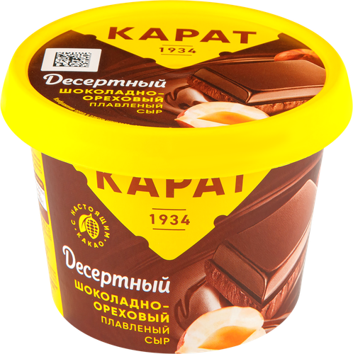 

Сыр плавленый Карат Шоколадно-ореховый 30% 230 г