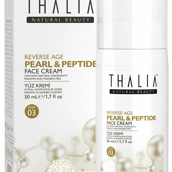 THALIA NATURAL BEAUTY Pearl & Peptide Reverse Age Face Cream Крем антивозрастной для лица, 50 мл