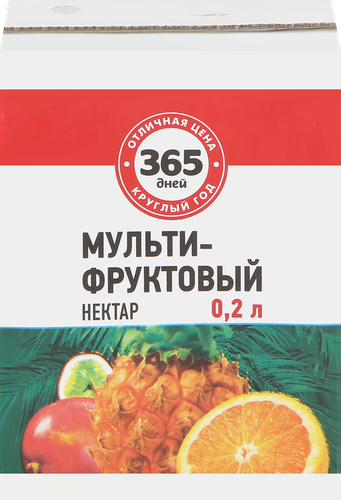 

Нектар 365 дней Мультифрукт 0,2 л