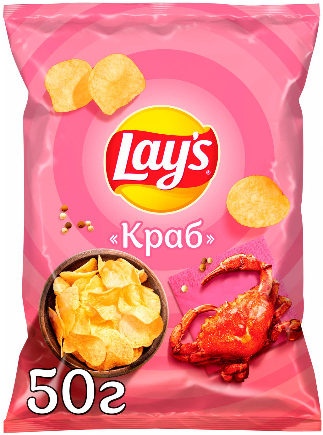 

Чипсы Lays Краб