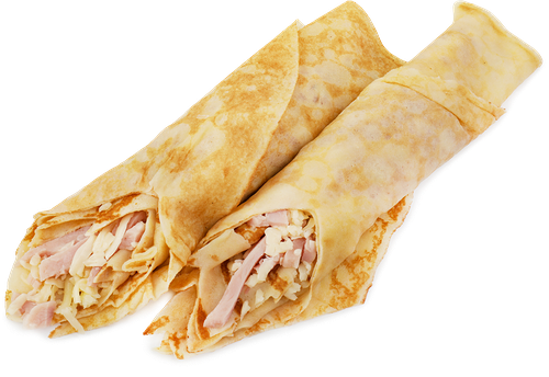 Блинчики с ветчиной и сыром вес ЛЕНТА FRESH вес до 200г