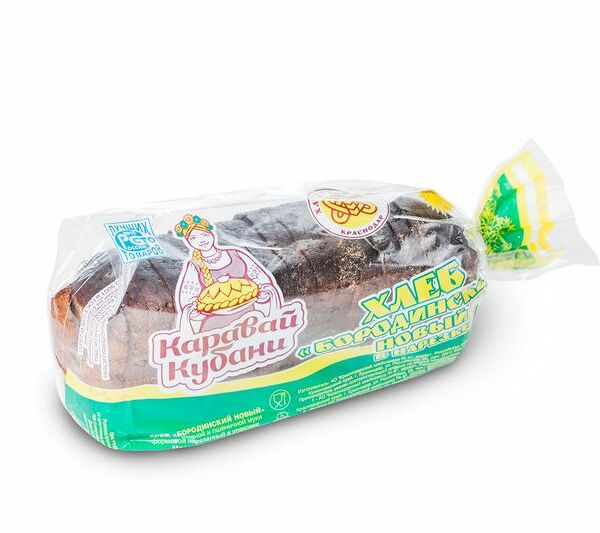 Хлеб Каравай Кубани Бородинский Новый