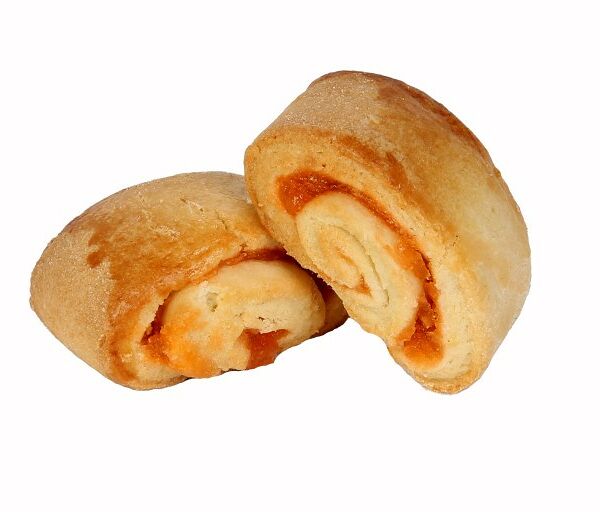 Слоеные рулетки сдобные со вкусом апельсина