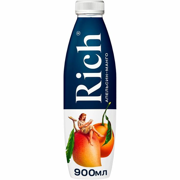 Нектар Rich апельсин и манго 0.9 л