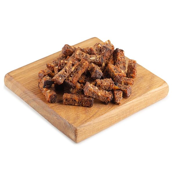 Гренки домашние с чесноком бездрожжевые, цельнозерновые, органические Буфетофф хлеб