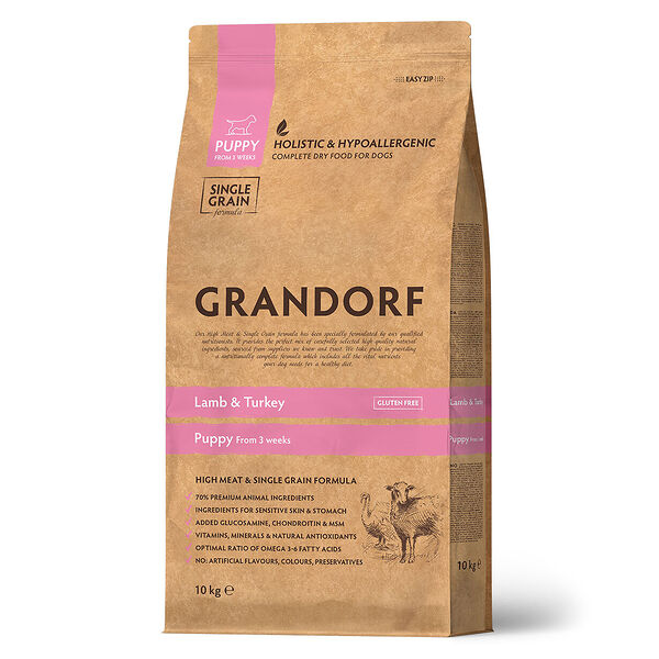 Сухой корм Grandorf для щенков с ягненком и индейкой