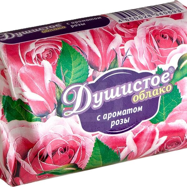 Мыло твердое Душистое Облако с ароматом розы 90 г