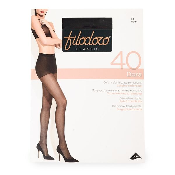 Колготки Filodoro Classic Dora цвет черный 40 den размер 2