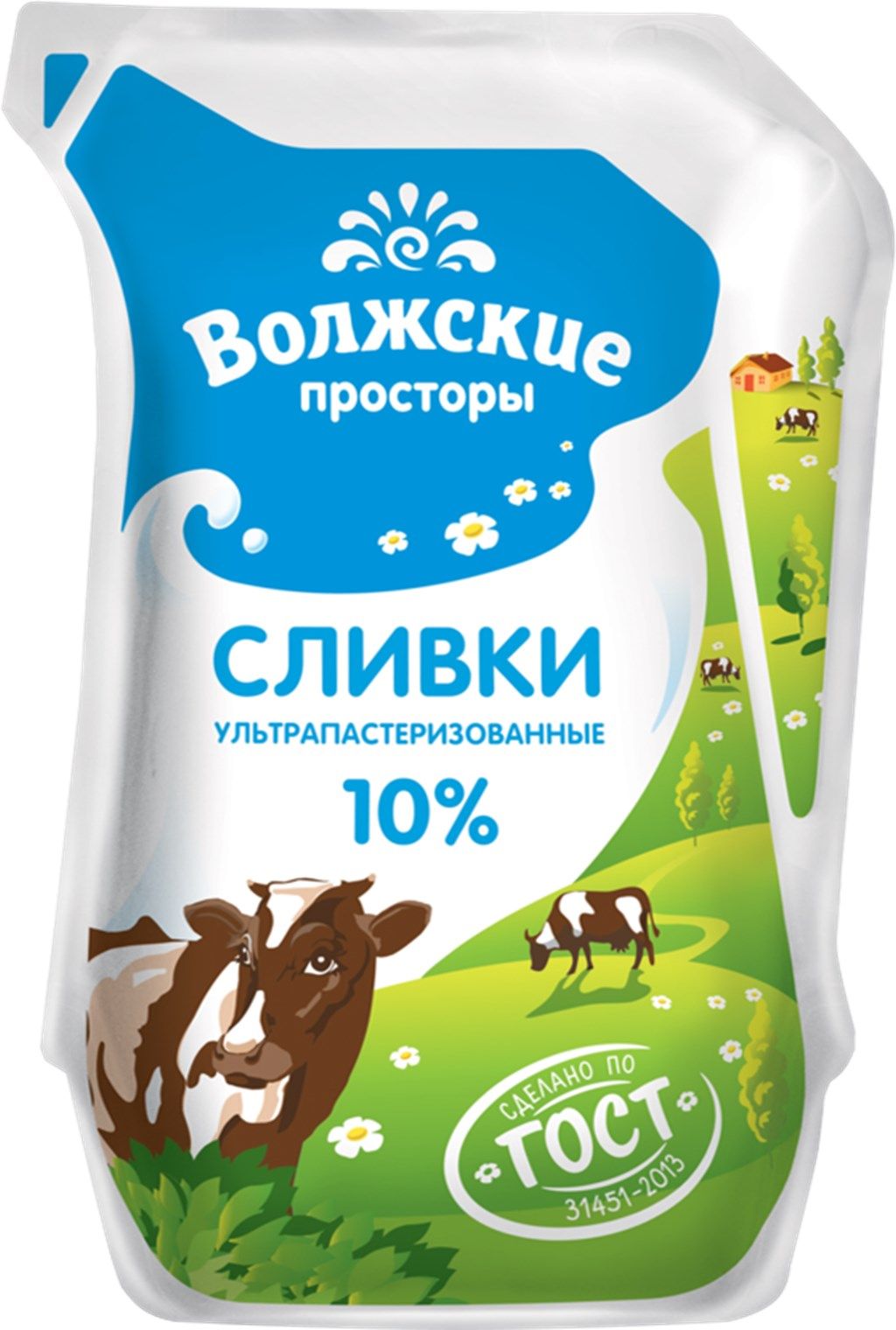 

Сливки Волжские просторы 10% 200 мл