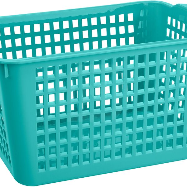 Корзинка Бытпласт универсальная прямоугольная в ассортименте 27.5*18*14.3см