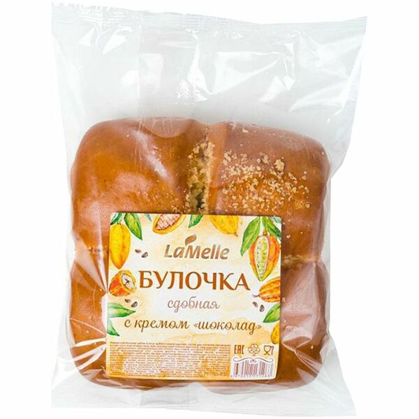 Булочка Lamelle с шоколадным кремом