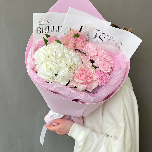 Розовенький букетик ассорти