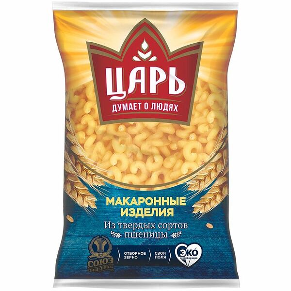 Макаронные изделия Царь, виток высший сорт, 450г