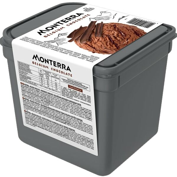 Мороженое Monterra Бельгийский шоколад 2.4л