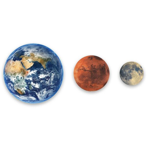 Картина тондо Планеты; 50, 30, 20 см