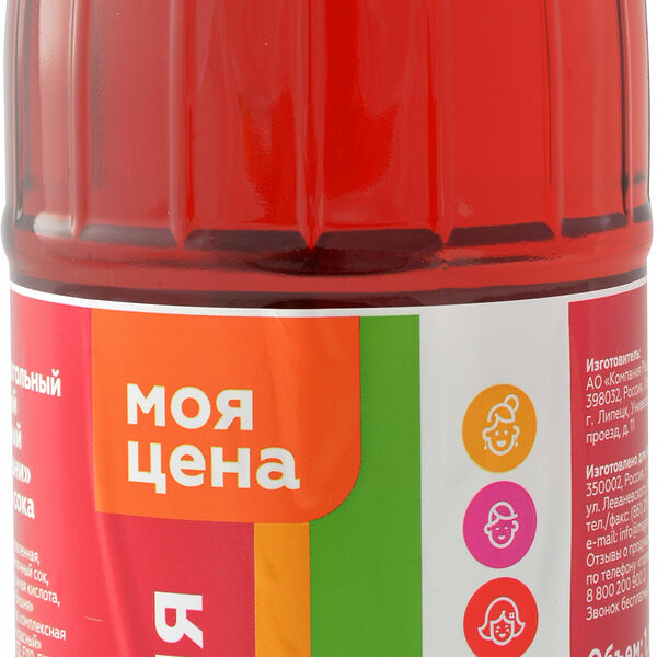 Напиток Моя цена Вишня негазированный 1 л