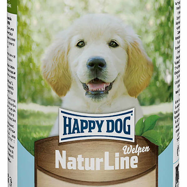 Консервы для щенков Телятина с печенью сердцем и рисом ТМ Happy Dоg (Хэппи Дог)