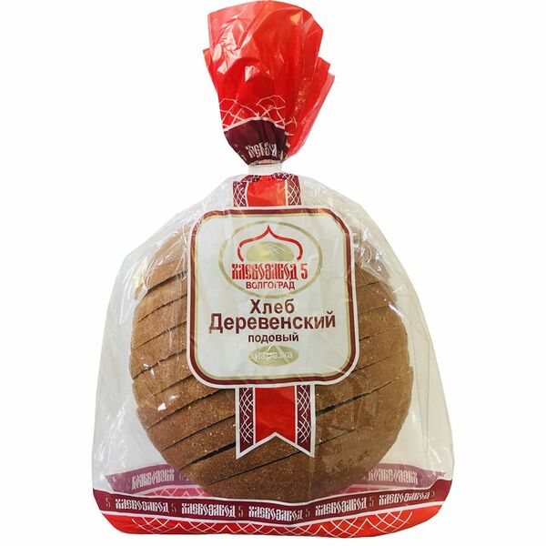 Хлеб Хлебзавод№5 Деревенский новый подовый