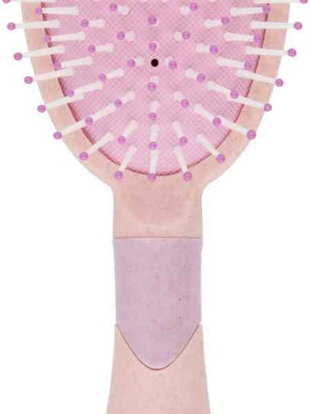 Щетка для волос массажная Beauty овальная, цвет: пепельная роза