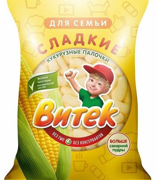 Кукурузные палочки Витек сладкие