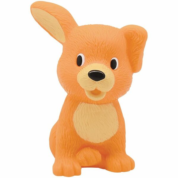 Игрушка Lubby Собачка-пищалка для купания 16627 13 см