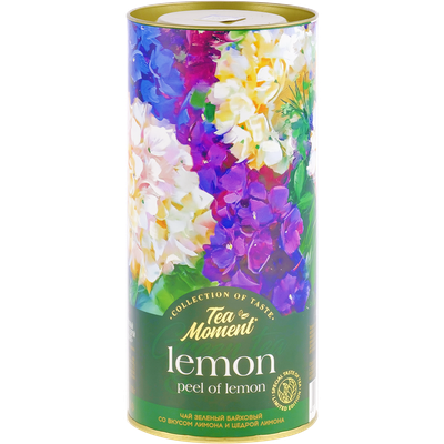 Чай зеленый «Tea Moment» со вкусом лимона, 100 г